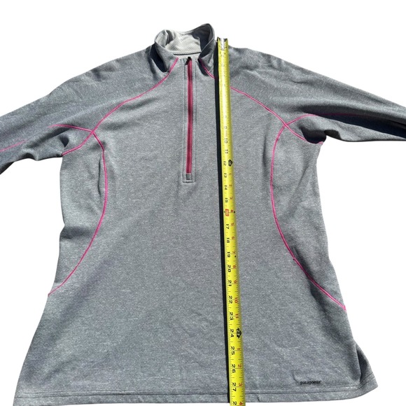 Patagonia Women's‎ Capilene 3 Midweight Zip Neck 44451 Pullover Top Gray Large - Picture 4 of 6